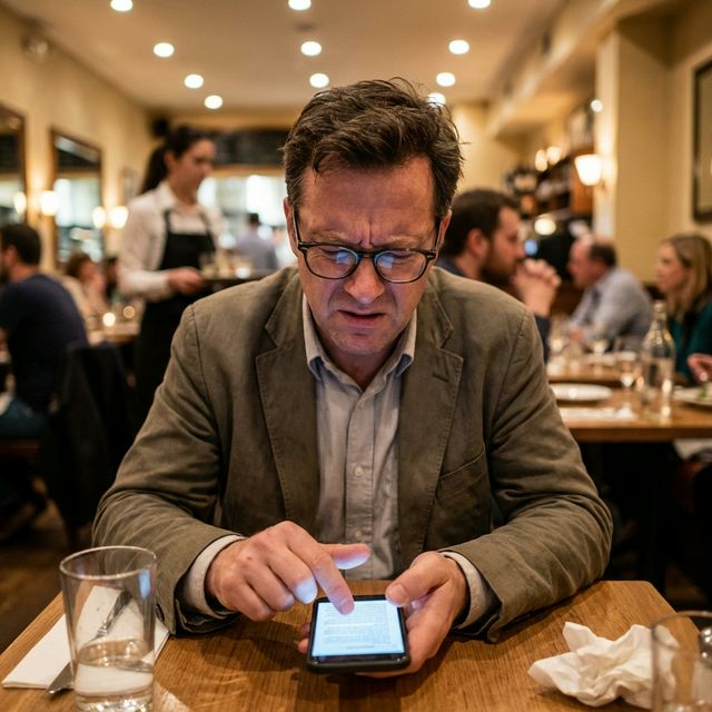 Digital Menu Frustration